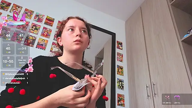 sharon_black (F teen) - ride  dildo milk cum shake the ass