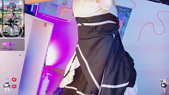 mai-- (F teen) - spit+ahegao on Rem's tits 😻