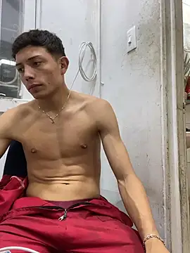 santiobrero (M young) - cum show in the work bathroom