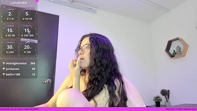 Samantha_blow webcam