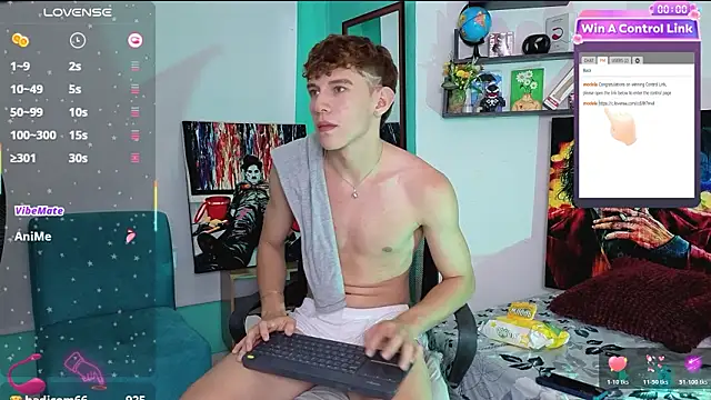 flowers18 (M twink) - show cum