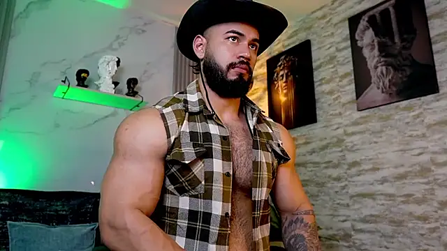 jaxon_colton (M young) - Flex and lick biceps