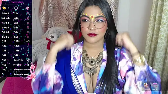 lakshmiraniii (F young) - anal with glass dildo