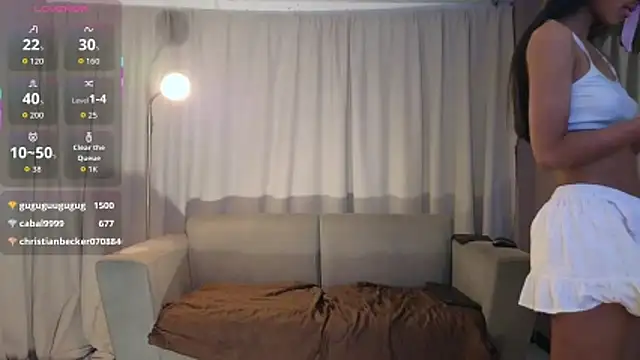 yuliethpetite (F teen) - uses machine and control x 5 minuts