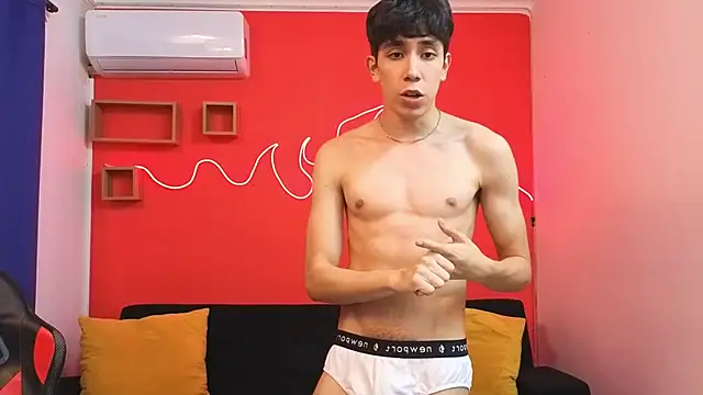 neo_twink (M young) - Whorship poses atletic muscle body young