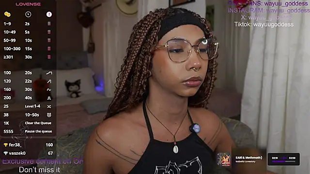 wayuu-goddess webcam