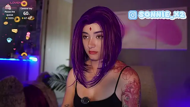 sonnie_mami (F teen) - Blowjob with eye contact