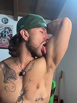 valentino_xander (M young) - Jerk off 2 Hnads with leather gloves