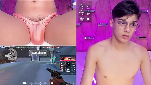 gerony_ (M twink) - MASTURBATION WITH SALIVA + OIL CTL 2 Min