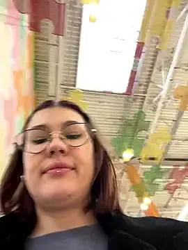 rinacat (F young) - Dildo suck + in pussy in MEN’S 🚽