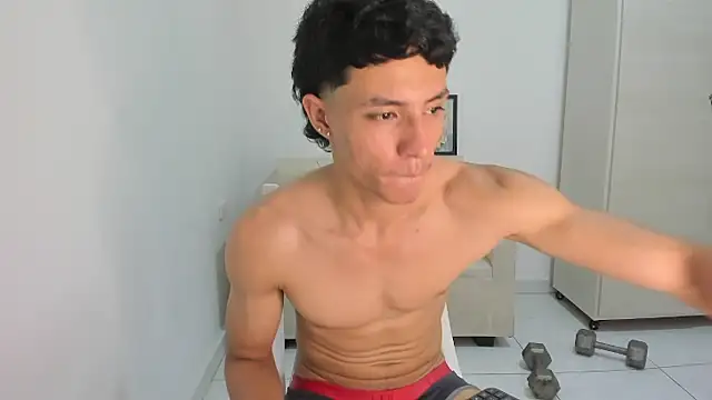 enzo_sloran (M twink) - sexy dance + cum on chest