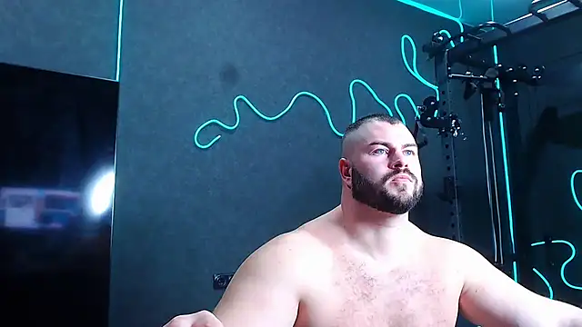 muscularjohnforux (M young) - naked body oil and twerk ass