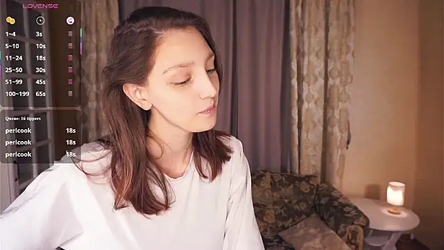 chrisamott (F teen) - Gentle touches all over the body