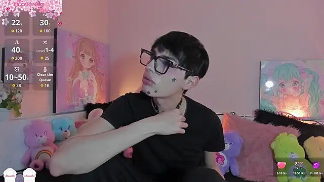 strawberry_kitty_ (M twink) - suck my fingers + ahegao uwu