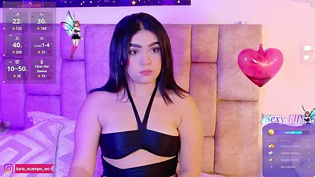 lunaocampo_ - LunaOcampo_'s free webcam - UK Sex Cams