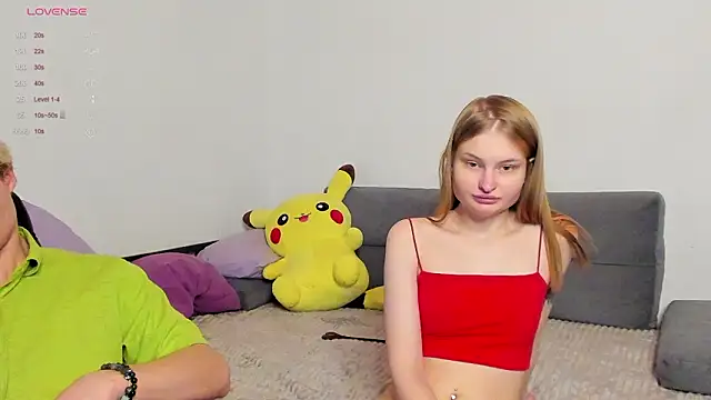 _pikachu0_0 (Ask my age) - topless and play tits
