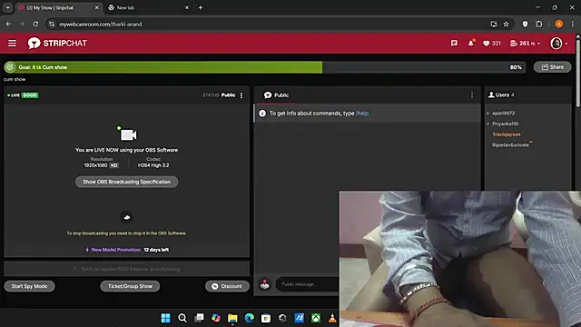 tharki-anand (M young) - Cum show