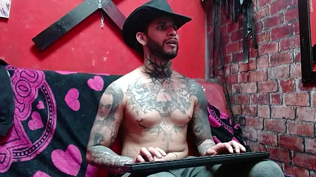 demonks (M young) - blowjob + intense spanking