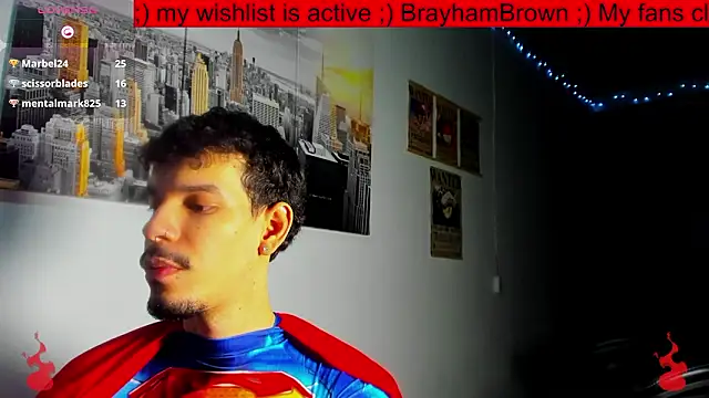 brayhambrown (M young) - Superman bodysuit off