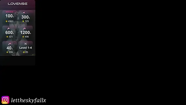 lettheskyfallx - Lettheskyfallx's free webcam