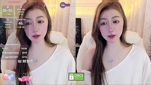 cute_mango (F young) - 就喜欢你宠我的样子 超级帅 🎀 上空 揉胸胸2min