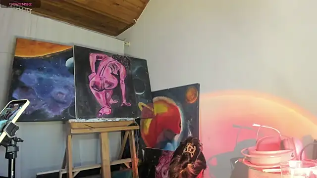 mariecam420 (F young) - dance oil naked