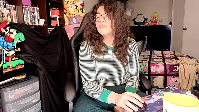 shinycherub (T young) - stroke hard girl cock