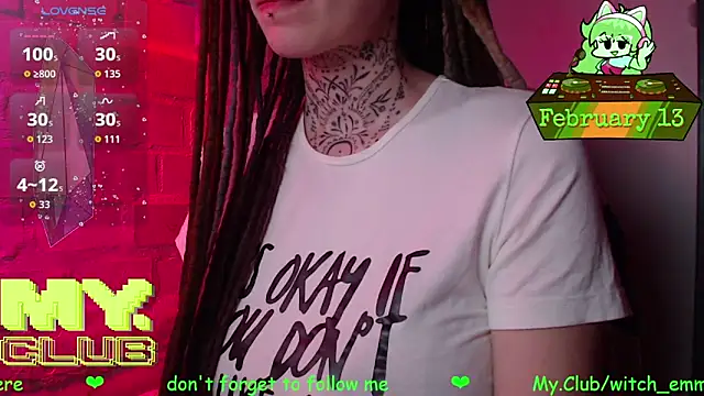 Witch_Emma from StripChat is Freechat