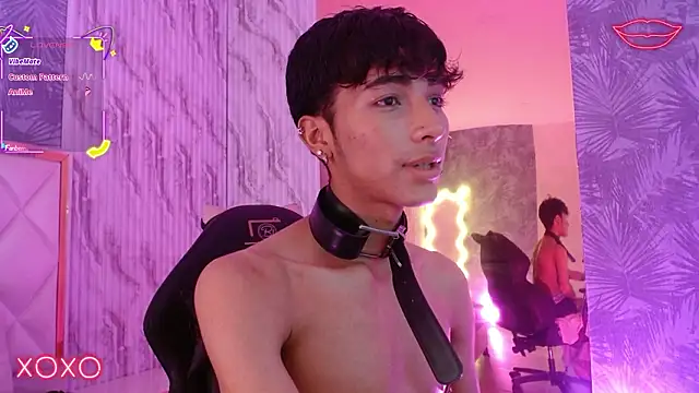 osamu_tay (M twink) - masturbation + my control for 5 min