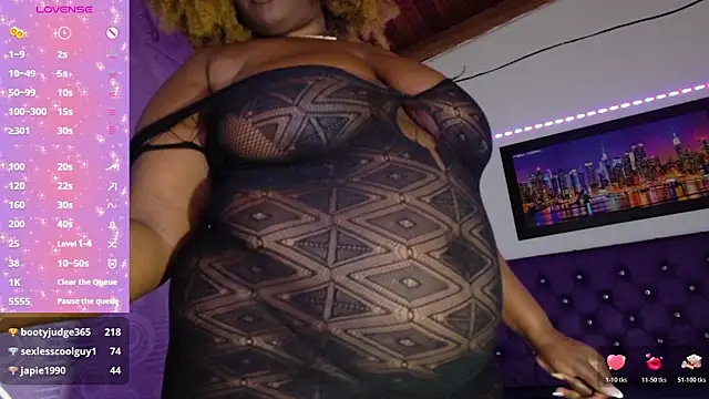 ebony_neighbormoans (F young) - Sloopy blowjob