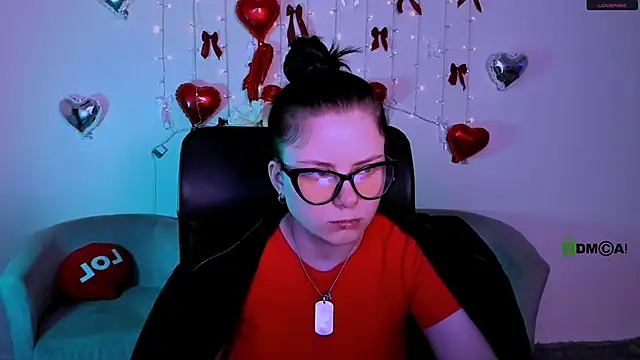 foxy_tease_ (F teen) - touch breasts