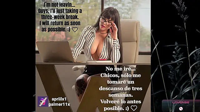 aprilx1 - Aprilx1's free webcam - UK Sex Cams