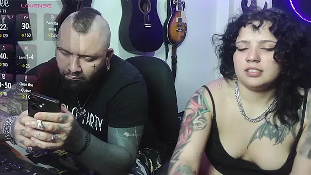 Tattoo__Couple webcam