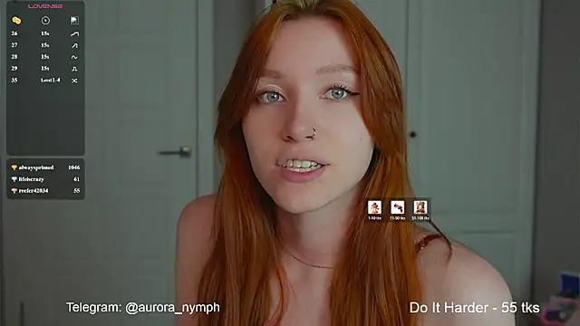 gingerofaurora webcam stripchat model stream image