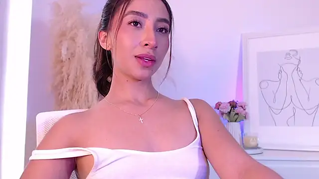 amonetx (F young) - Play boobs with oil ans spit ♡