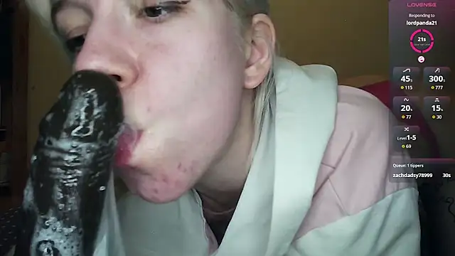 cruellagoth666 (F young) - SLOPPY DEEPTHROAT AND SPIT ON BOOBS