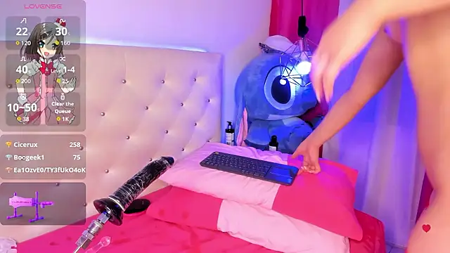 nara_pink (F teen) - control fuck machine x 2 mnts