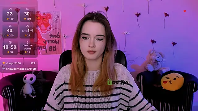 liana_kisses (F teen) - dance in sexy lingerie