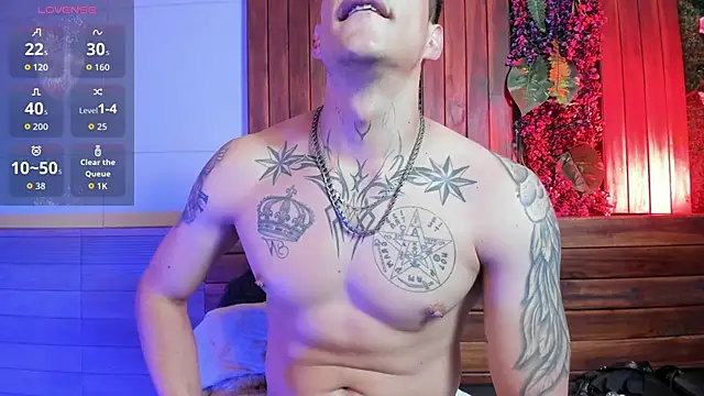 dustin_sonne (M young) - naked and hot shower