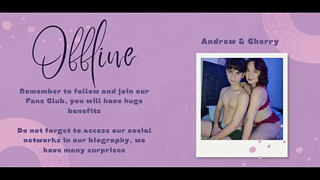 andrewanndcherry - AndrewAnndCherry's free webcam