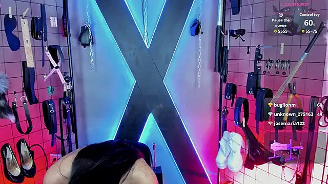 missscarlet_ela_bdsm (G teen) - Nipples clamps + 10 spank  ass