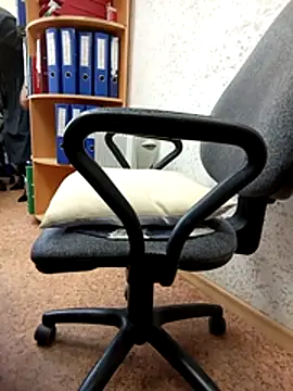 office_albertina (F milf) - Lots of squirting in public