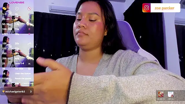 zoeparcker (F young) - bounce your oiled breasts