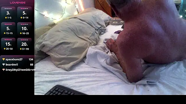 pussyeat2please (M grandpa) - ride a dildo facing canera