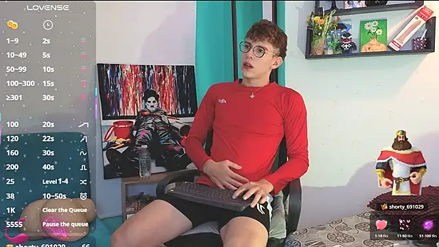 flowers18 (M twink) - show cum fucking the ass