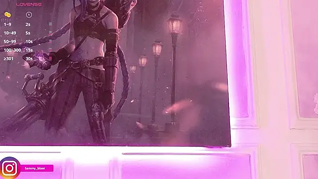 sammyblaer (F teen) - Fuckmachine+show cum+rub finger clit