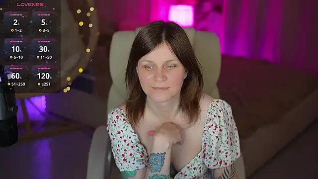 tinamelt (F milf) - stay with naked breasts for 5 min))))