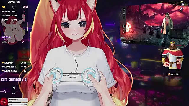 lewdfoxy_vt (F young) - Control Hush + Domi 5min for last tipper