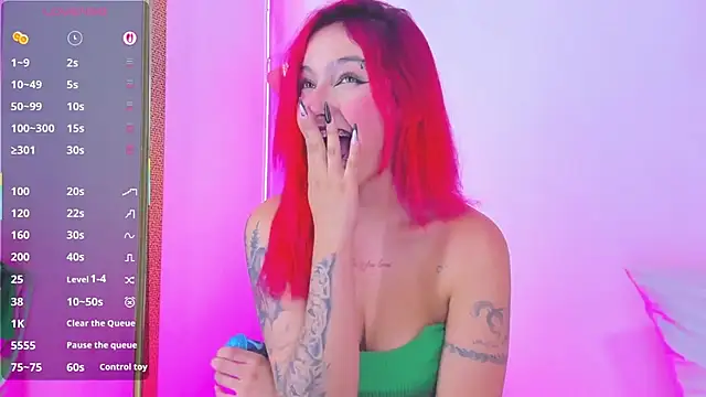 celesterhoades (F teen) - 2 lush + 2 minute control lush