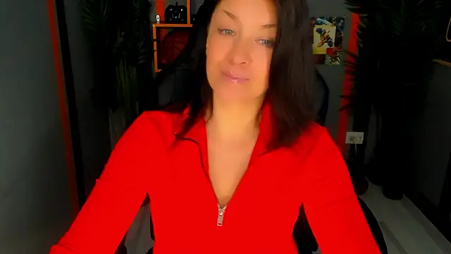 anamills (F milf) - apply red lipstick